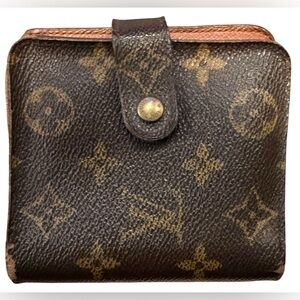Vintage Louis Vuitton Monogram Compact Bifold Wallet